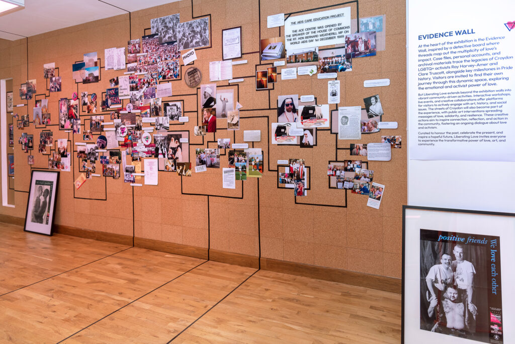 Installation view of LIBERATING LOVE, 2025